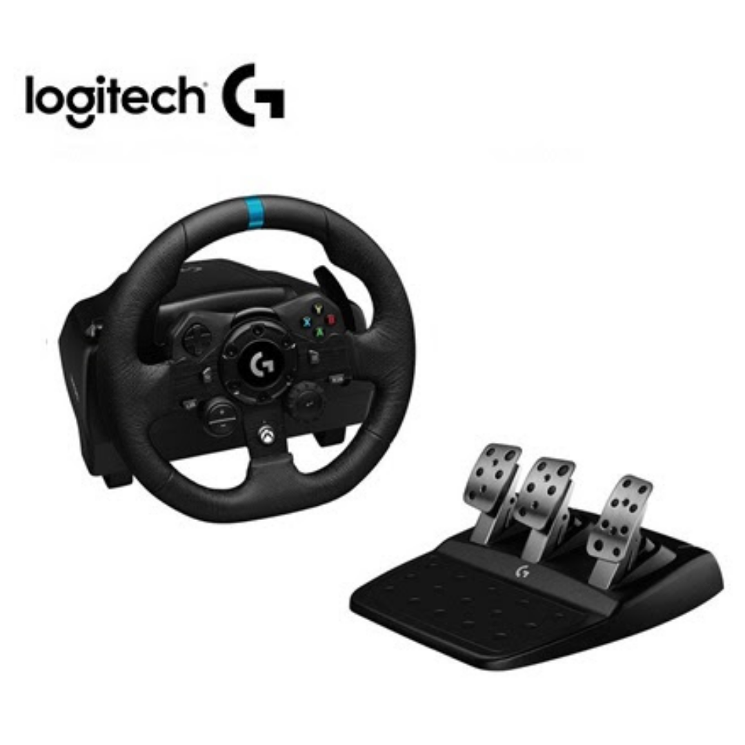 TIMON Y PEDALES DE CARRERAS LOGITECH TRUEFORCE G923 GAMER 941-000157 / NEGRO / NEGRO - 1