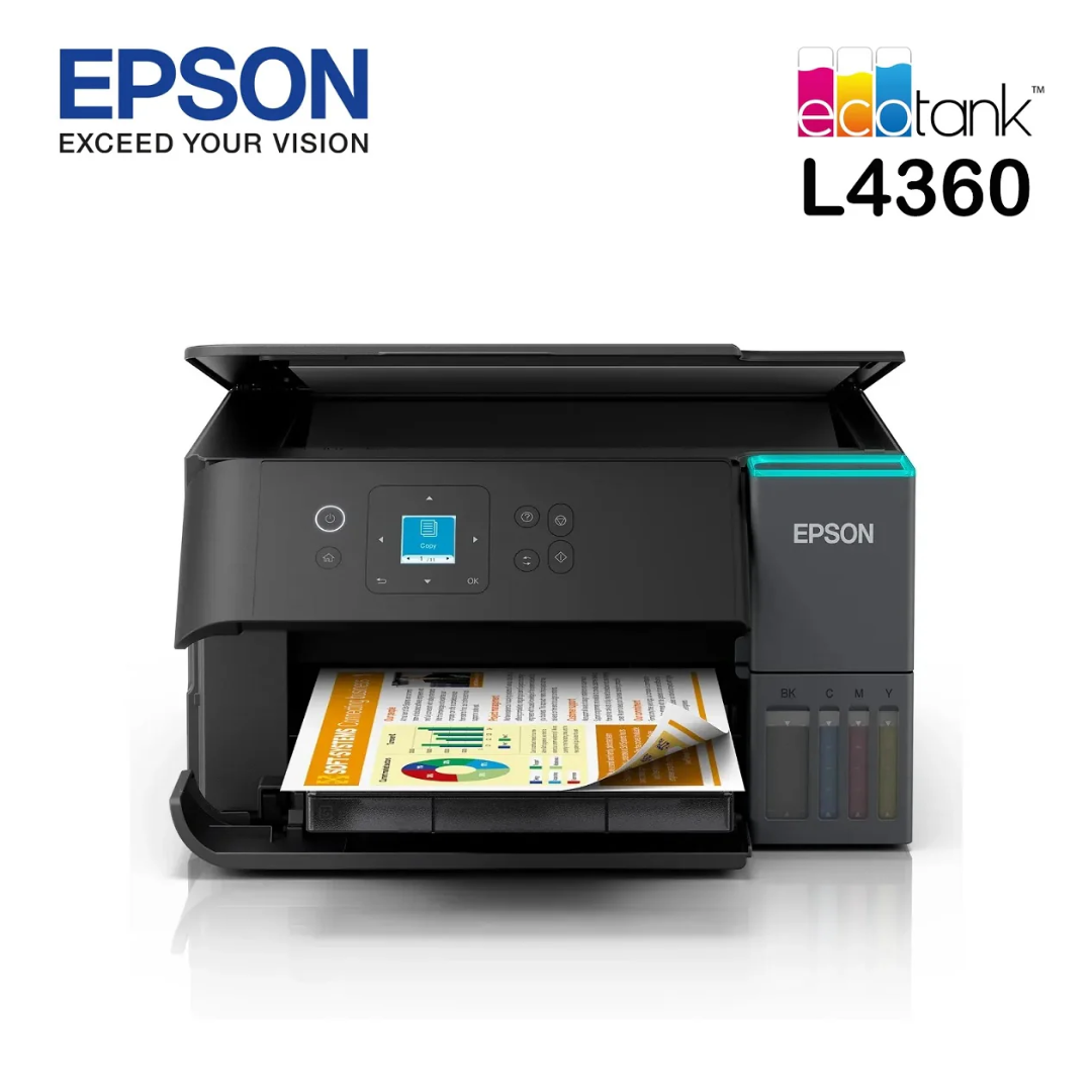 IMPRESORA MULTIFUNCIONAL EPSON ECOTANK L4360 WIFI DÚPLEX - 1