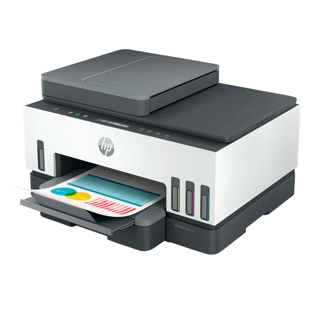 IMPRESORA MULTIFUNCIONAL HP SMART TANK 750 WIFI DÚPLEX ADF - 2