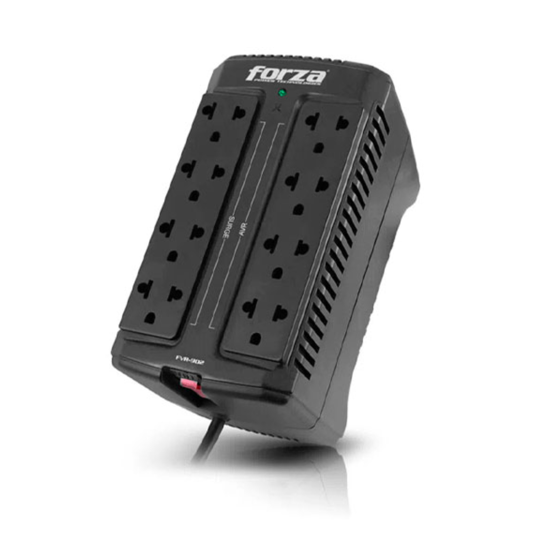 ESTABILIZADOR FORZA FVR-902 900VA/450W 220V 8 TOMAS - 1