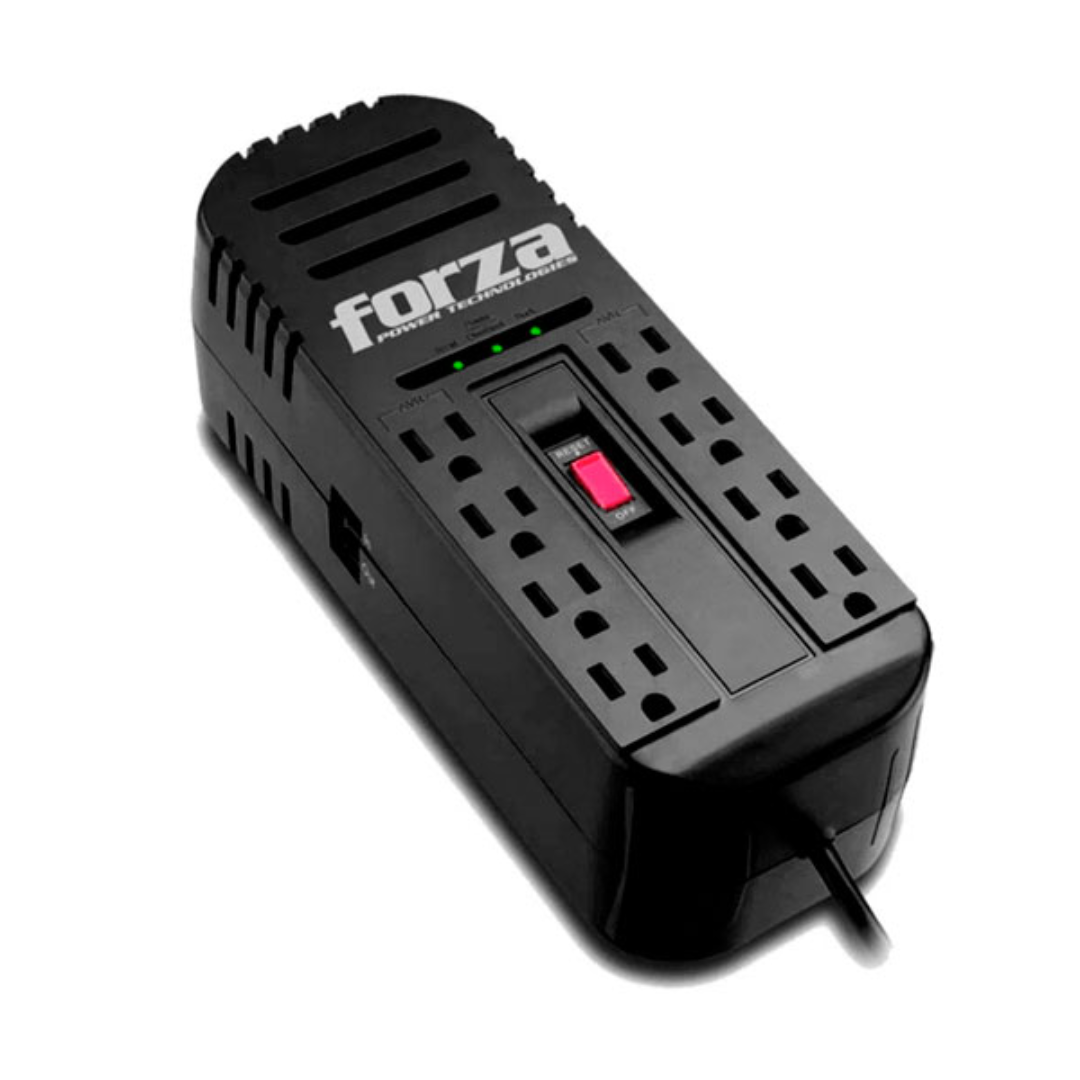 ESTABILIZADOR FORZA FVR-2202 2200VA 1200W 220V 8 TOMAS - 1