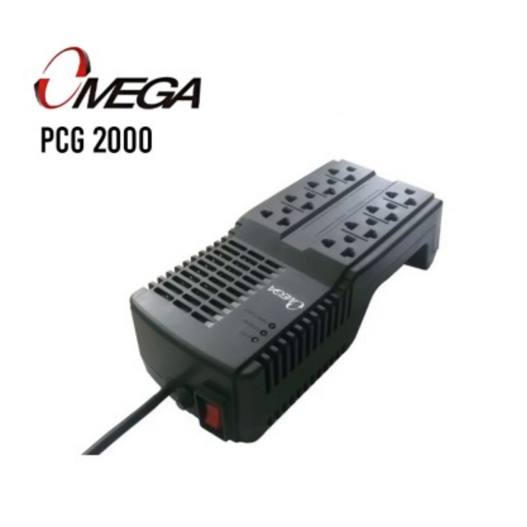 ESTABILIZADOR OMEGA 4A2K03 PCG2000 1000VA 220V 8 TOMAS - 1
