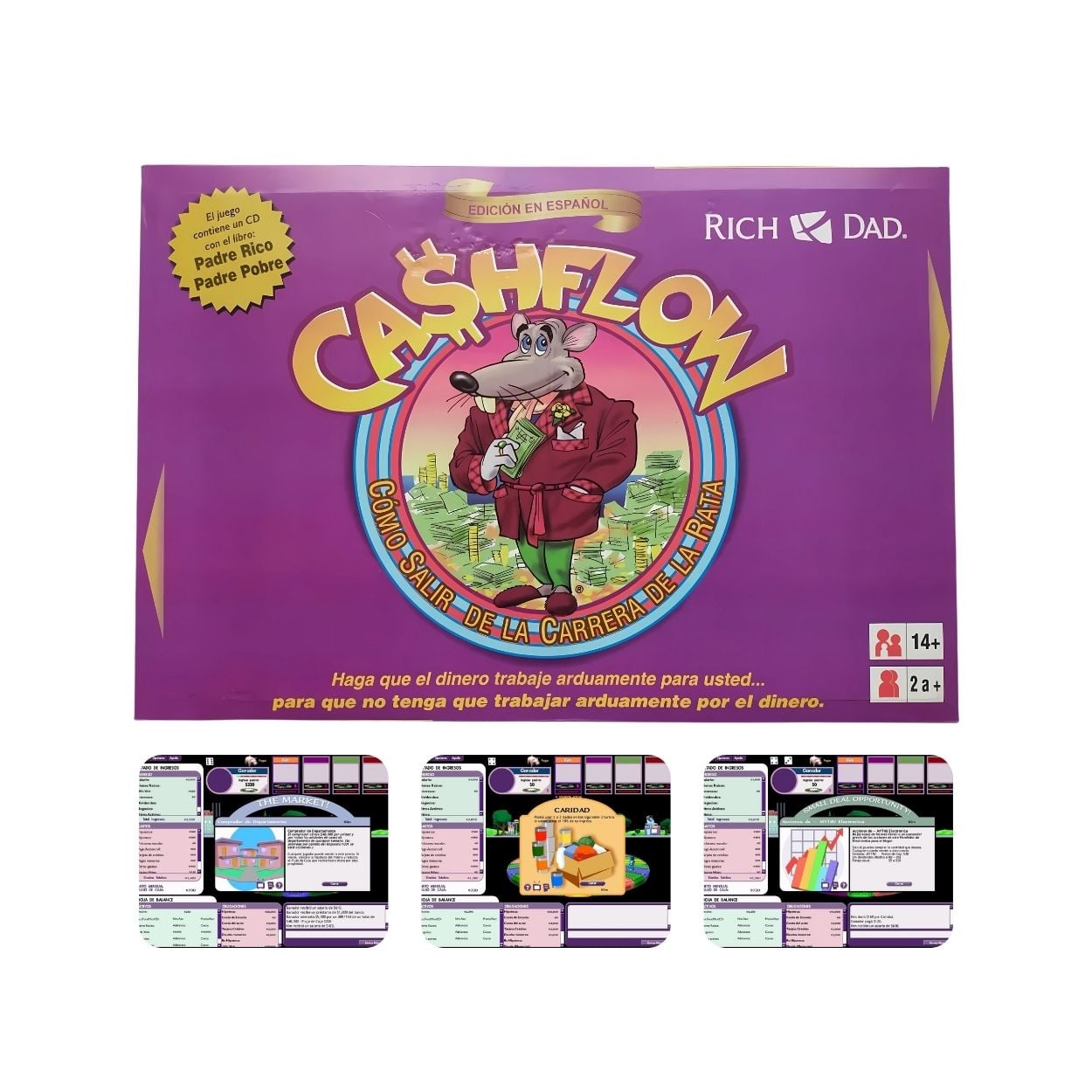 CASHFLOW EN ESPAÑOL JUEGO DE MESA FAMILIAR - 1