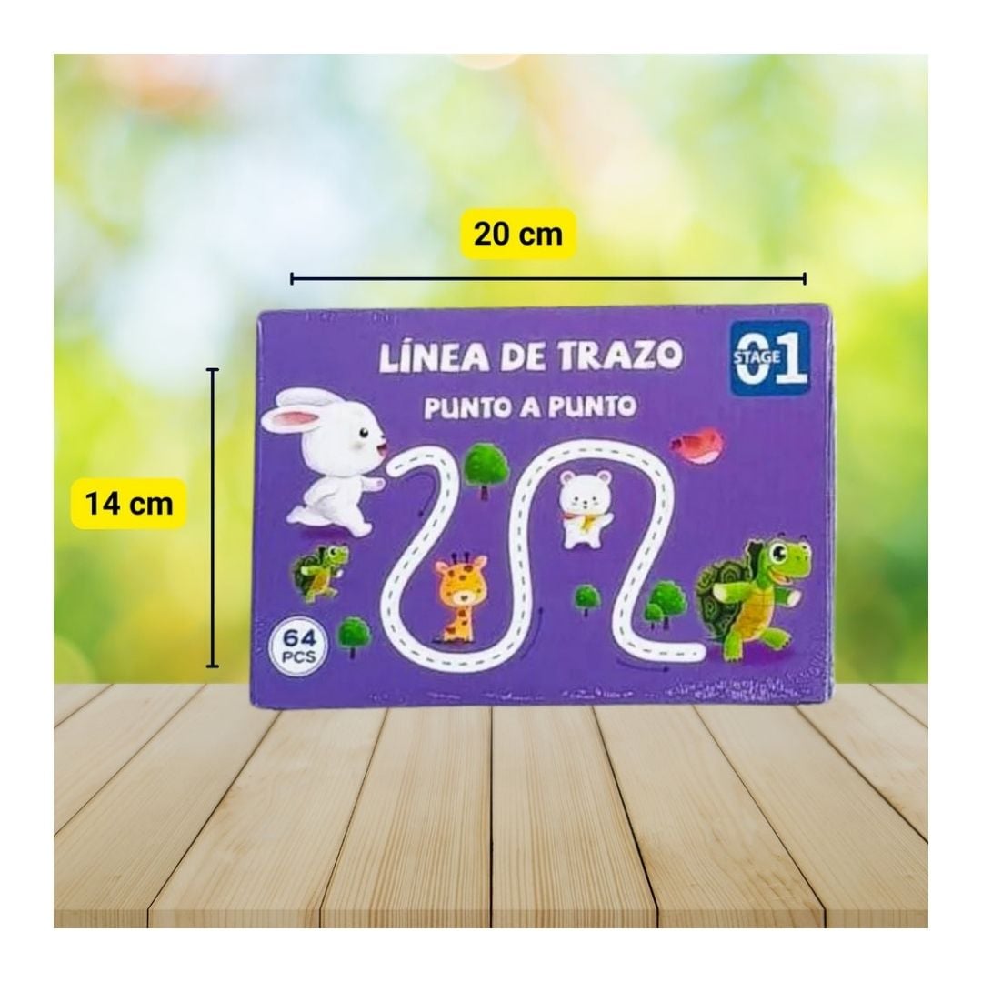 LIBRO DIDÁCTICO DE TRAZOS MÁGICOS PARA NIÑOS - 4