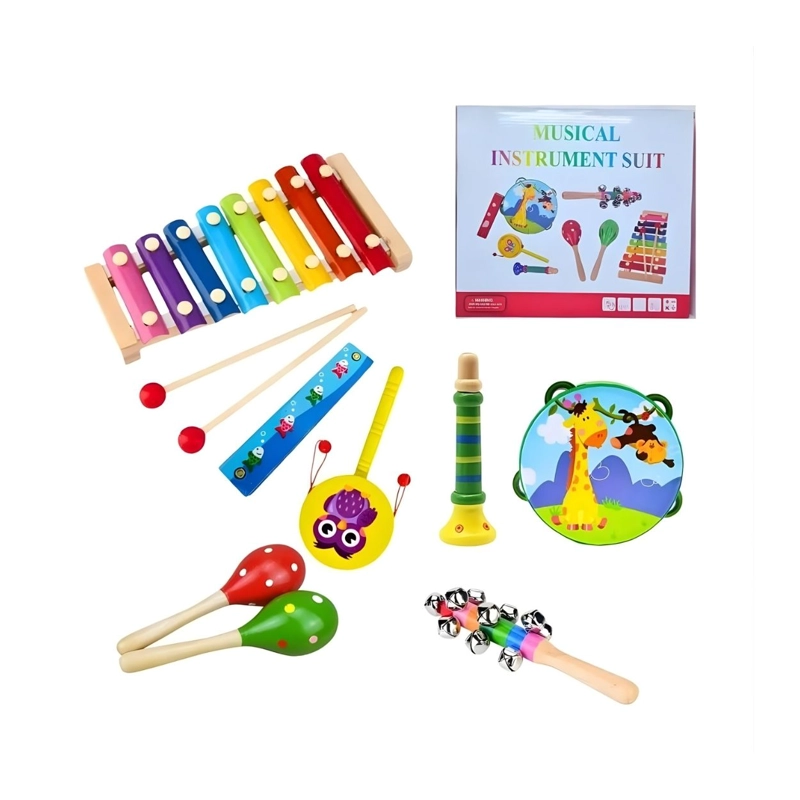 SET DE INSTRUMENTOS MUSICALES COLORIDOS PARA NIÑOS - 1