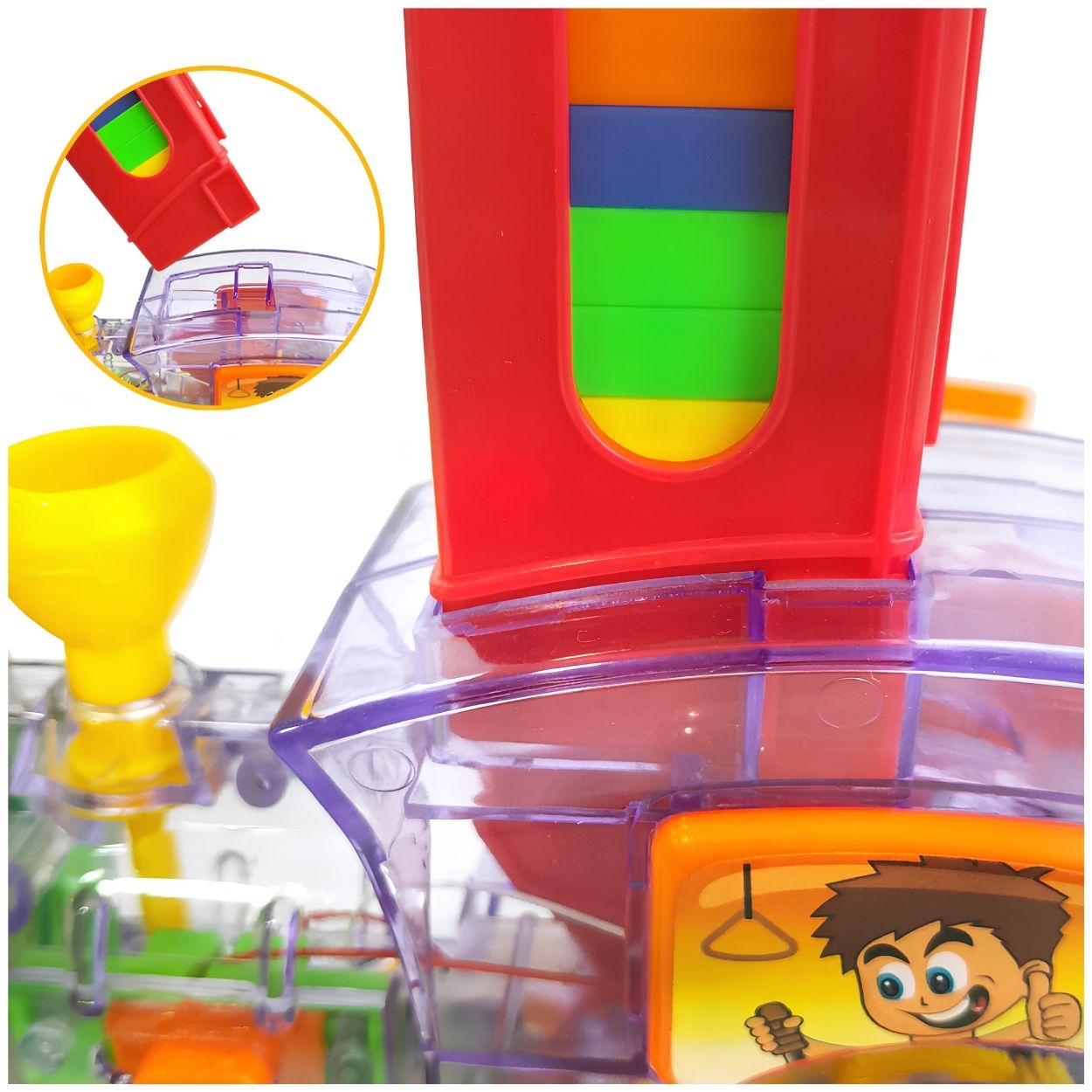 JUEGO DIDÁCTICO TREN DOMINÓ MUSICAL DE COLORES PARA NIÑOS - 5