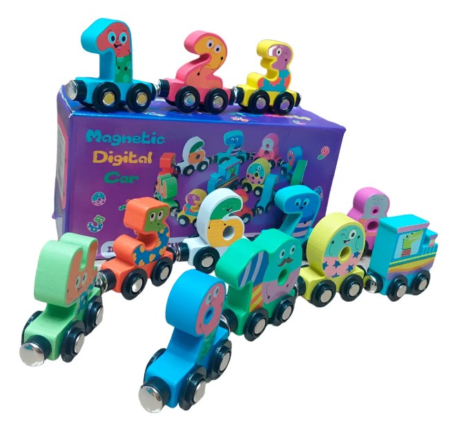 TREN DIDÁCTICO DE ANIMALES Y NÚMEROS PARA NIÑOS - 4