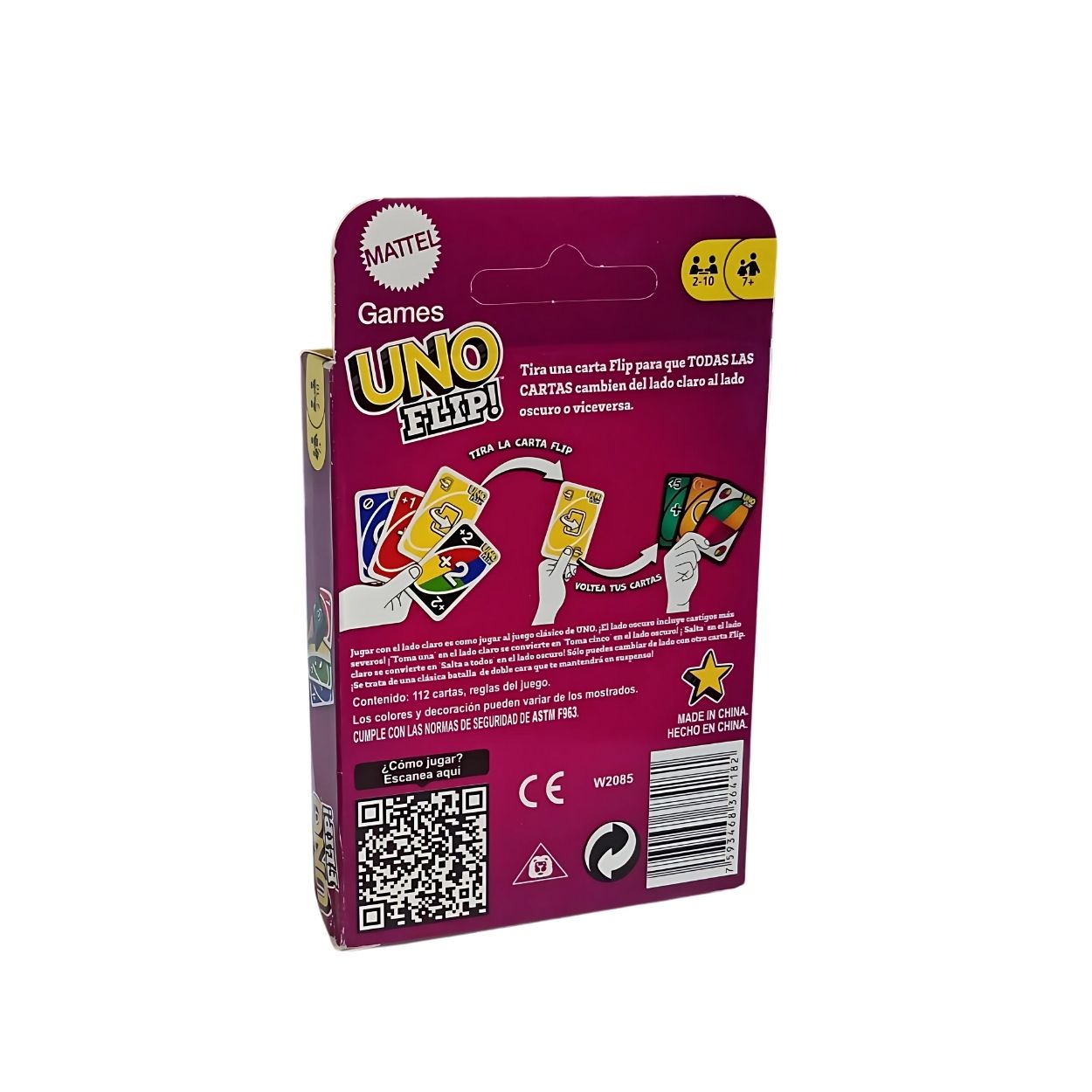 JUEGO DE CARTAS UNO-FLIP! DIVERSIÓN AL DOBLE - 3