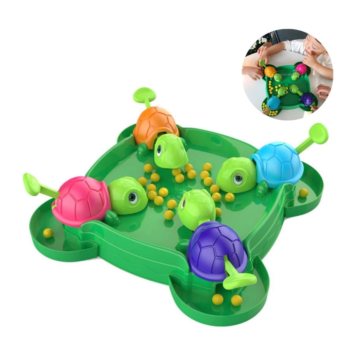 JUEGO DE MESA DE TORTUGUITA HAMBRIENTAS DIDÁCTICO INFANTIL - 1