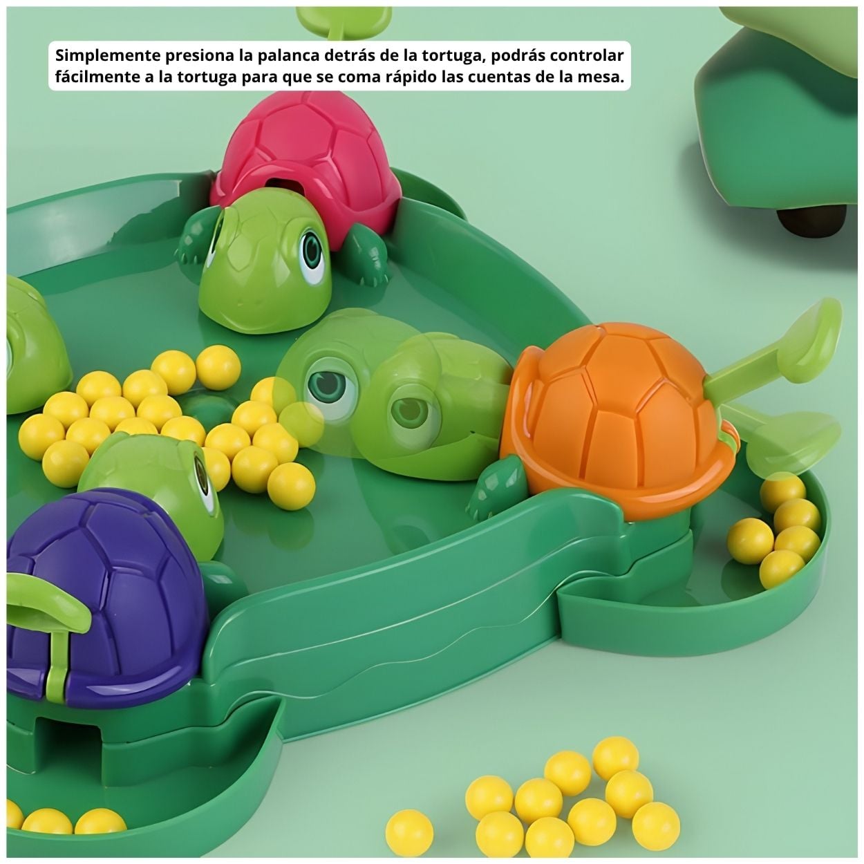 JUEGO DE MESA DE TORTUGUITA HAMBRIENTAS DIDÁCTICO INFANTIL - 3