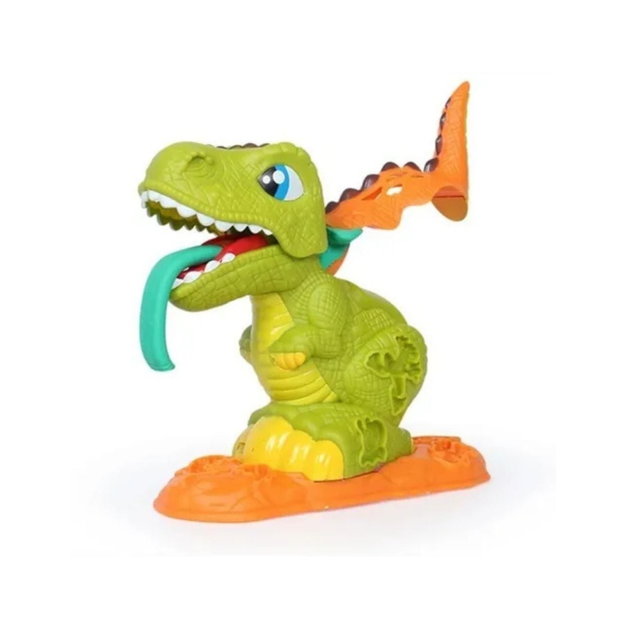 SET DIDÁCTICO DINOSAURIO CON MOLDES Y PLASTILINAS PARA NIÑOS - 2