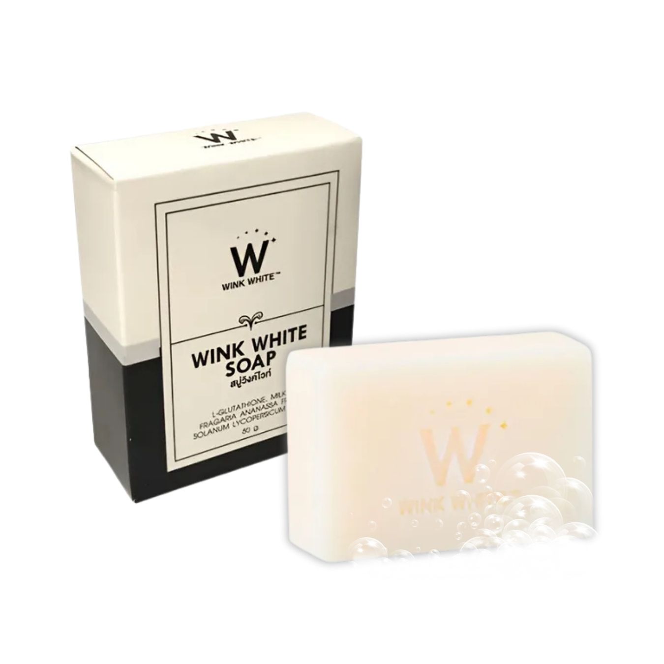JABÓN ACLARADOR WINK WHITE SOAP - 1