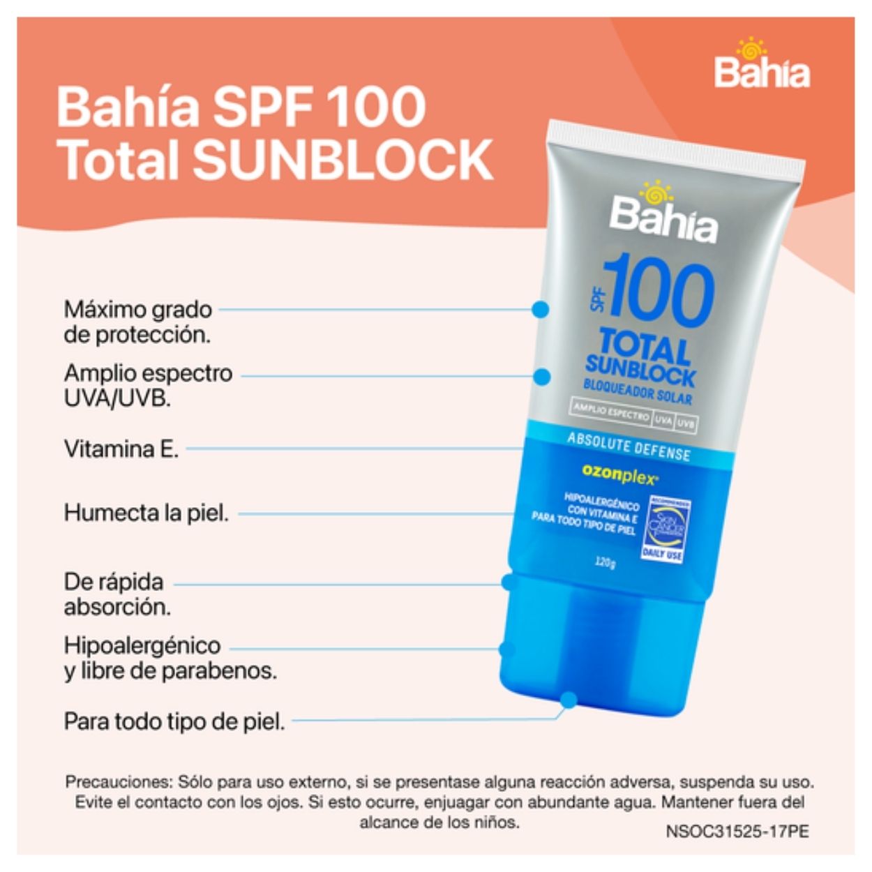 BLOQUEADOR BAHÍA SPF100 + PROTECTOR SPF90+++ DR RASHEL - 3