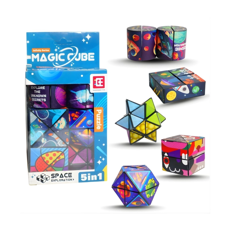 MAGIC CUBOS RUBIK INFINITY SERIES – SET 5 EN 1 EXPLORACIÓN ESPACIAL - 1