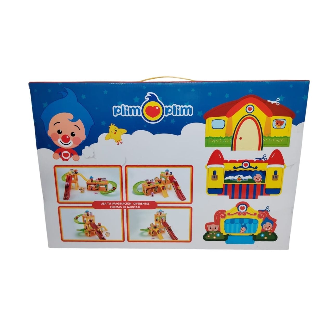 SET DIDÁCTICO ARMABLE PARQUE DE DIVERSIONES GRANDE Y SUS PERSONAJES - COMPATIBLE CON PLIM PLIM - 2