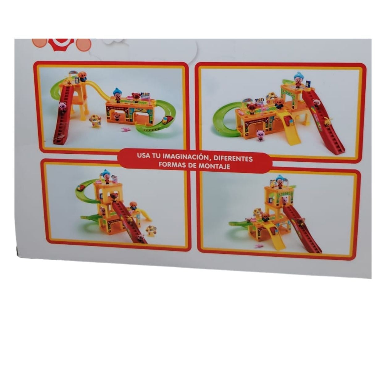 SET DIDÁCTICO ARMABLE PARQUE DE DIVERSIONES GRANDE Y SUS PERSONAJES - COMPATIBLE CON PLIM PLIM - 3