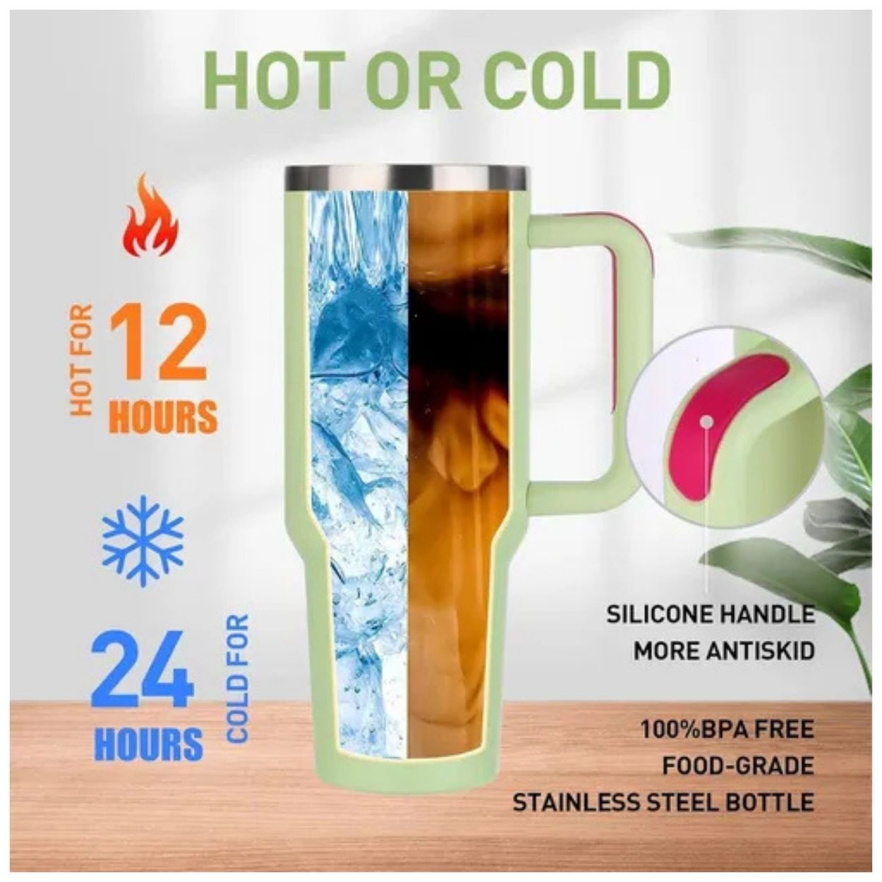 VASO TÉRMICO TOMATODO 40OZ CON ASA Y SORBETE - COLECCIÓN BRAINROT TRALALERO - 1200ML - 8
