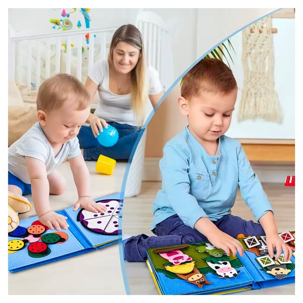 LIBRO DE ACTIVIDADES SENSORIALES MONTESSORI HISTORIAS EN LA GRANJA PARA NIÑOS - 3