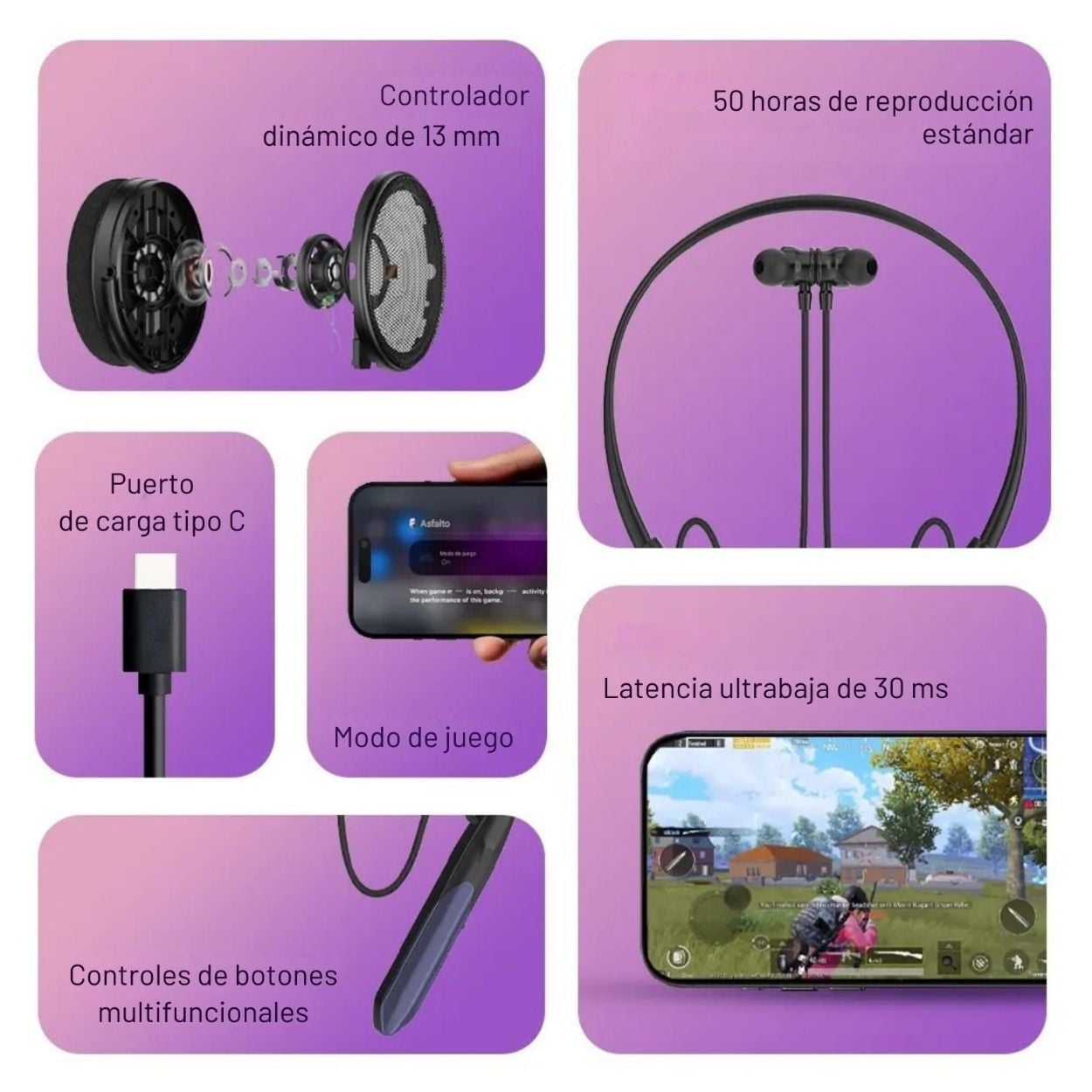 AUDÍFONOS BLUETOOTH 5.3 SUPER DIAMOND 5 - 50H BATERÍA Y TRADUCTOR AI - 4