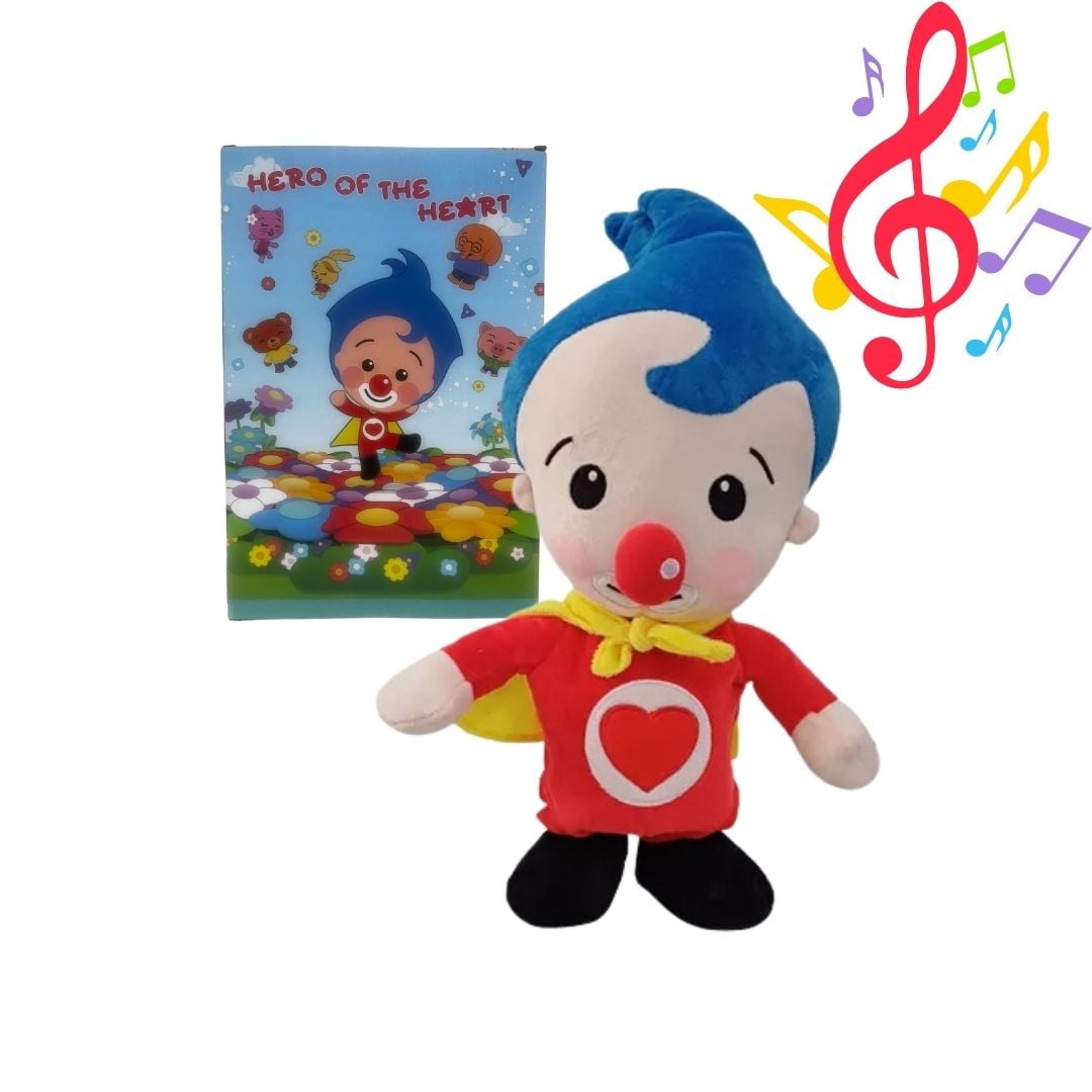 JUGUETE PELUCHE PLIM PLIM MUSICAL 37CM CON SONIDO Y CAPA PARA NIÑOS - 3