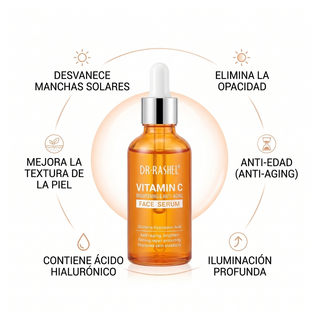 SERUM FACIAL DR RASHEL VITAMINA C 50 ML ACLARADOR - 2