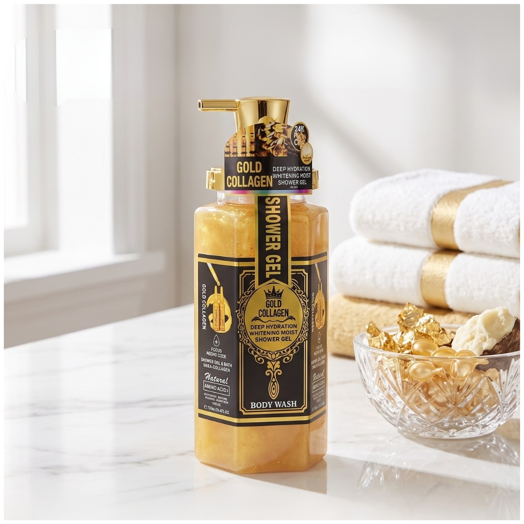 WOKALI GEL DE DUCHA CORPORAL GOLD COLLAGEN REAFIRMANTE 750ML - 1