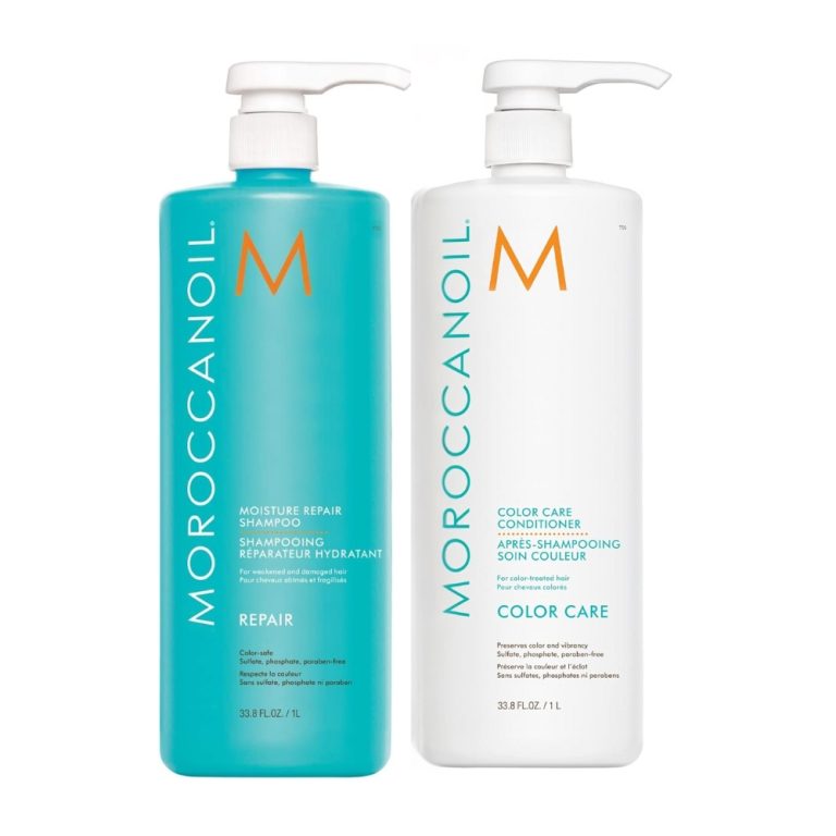 MOROCCANOIL REPAIR – DÚO SHAMPOO 1L + COLOR CARE CONDITIONER 1L - 1