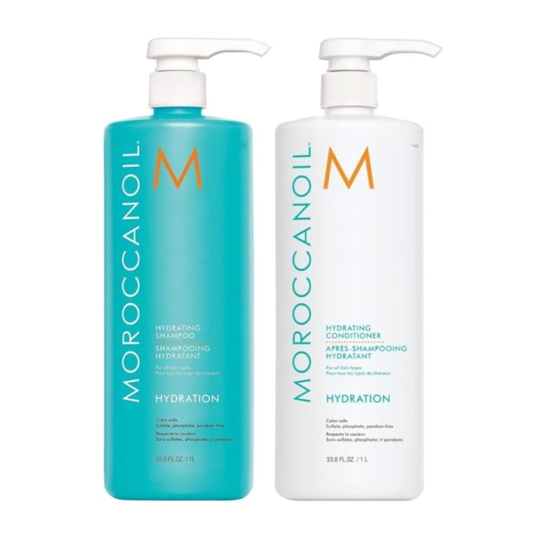 MOROCCANOIL HYDRATION – DÚO SHAMPOO 1L + CONDITIONER 1L - 1