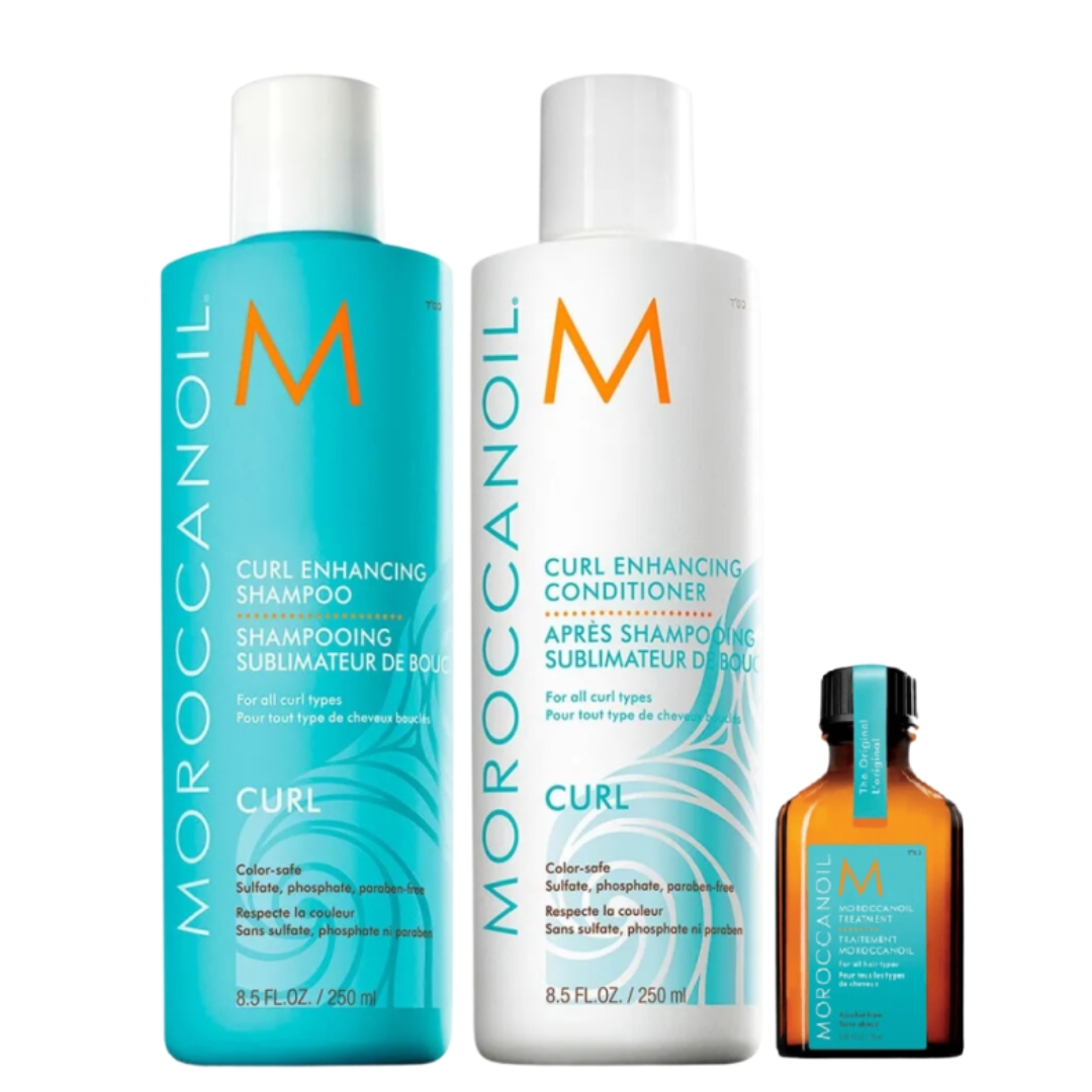 MOROCCANOIL CURL – TRÍO SHAMPOO 250 ML + CONDITIONER 250 ML + TREATMENT 25 ML - 1