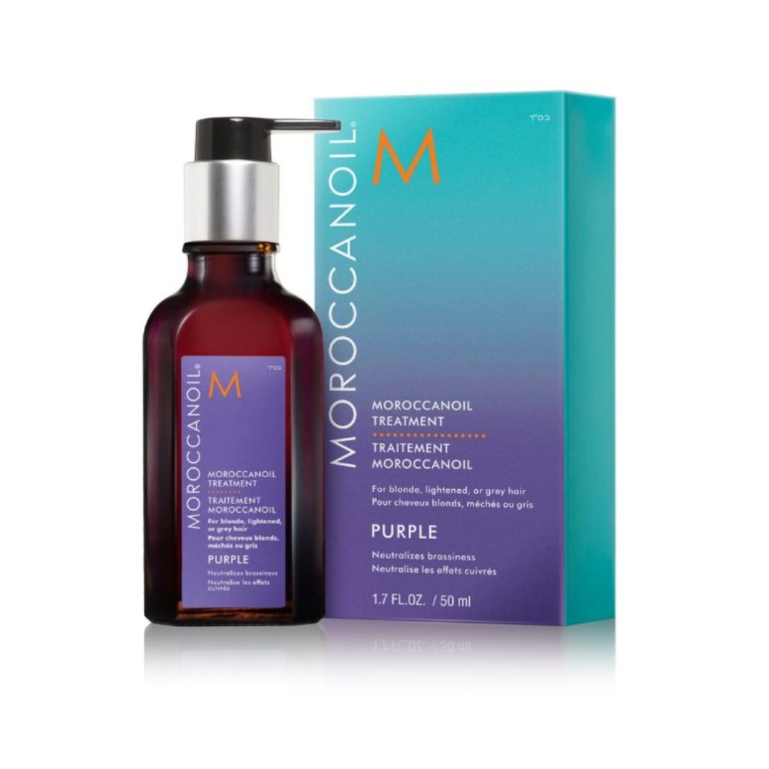 MOROCCANOIL TREATMENT – TRATAMIENTO MOROCCANOIL VIOLETA 50 ML – PARA CABELLO RUBIO, DECOLORADO O CANO - 1