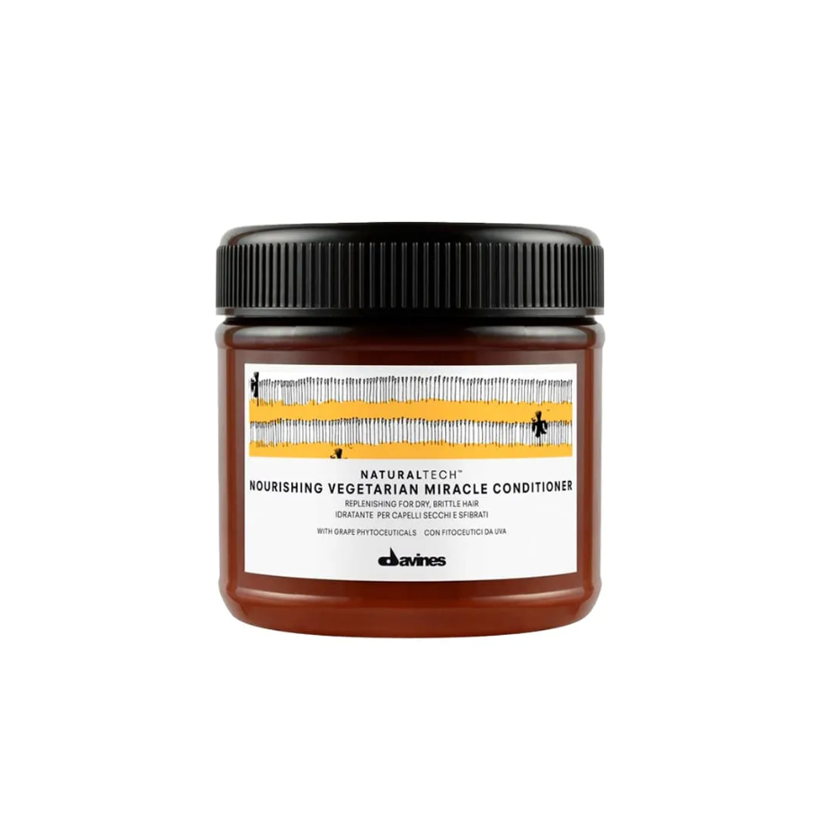 DAVINES NOURISHING – DÚO SHAMPOO 250 ML + VEGETARIAN MIRACLE CONDITIONER 250 ML - 3