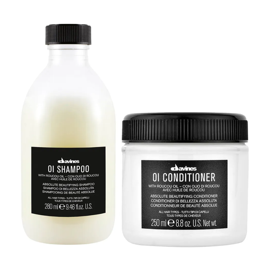 DAVINES OI – DÚO SHAMPOO 280 ML + CONDITIONER 250 ML - 1