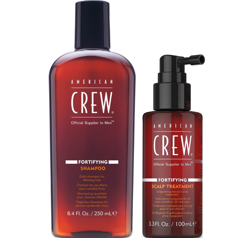 AMERICAN CREW DÚO ANTI HAIR LOSS SHAMPOO 250 ML + TREATMENT 100 ML - 1