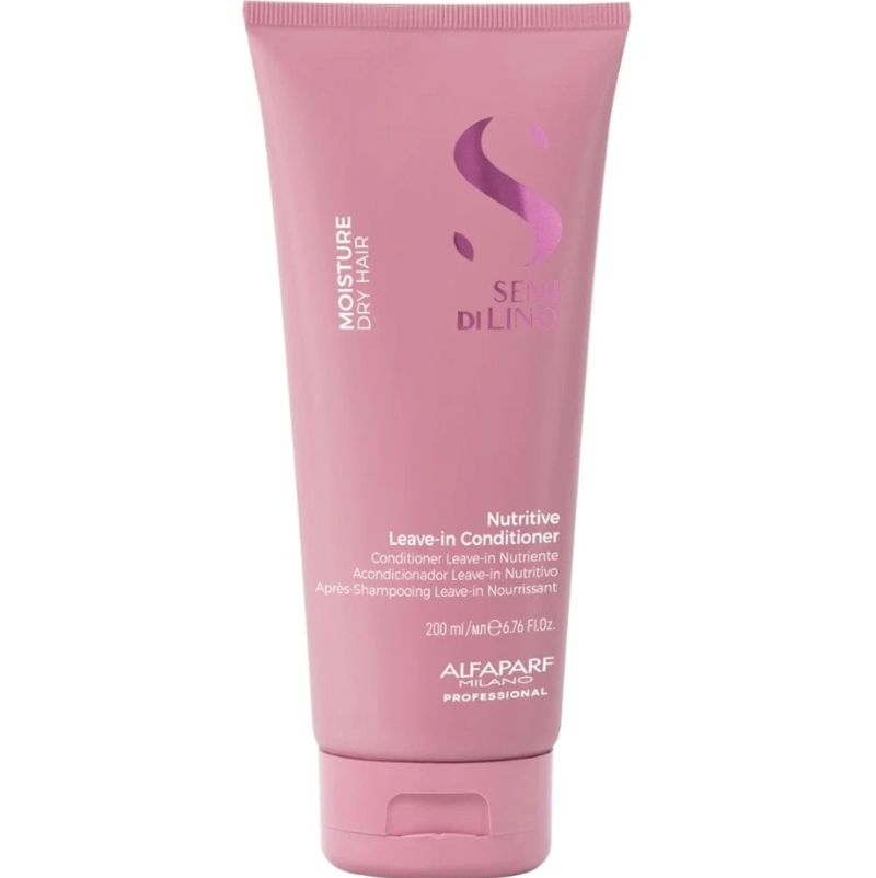 ALFAPARF SEMI DI LINO NUTRITIVE TRÍO SHAMPOO 250 ML + LEAVE-IN CONDITIONER 200 ML + MASK 200 ML - 3