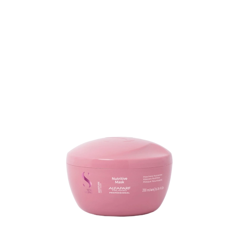ALFAPARF SEMI DI LINO NUTRITIVE TRÍO SHAMPOO 250 ML + LEAVE-IN CONDITIONER 200 ML + MASK 200 ML - 4