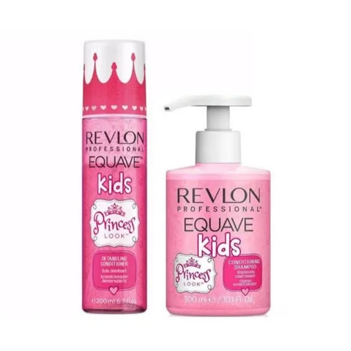 REVLON EQUAVE KIDS DÚO PRINCESS SHAMPOO 300 ML + CONDITIONER 200 ML - 1