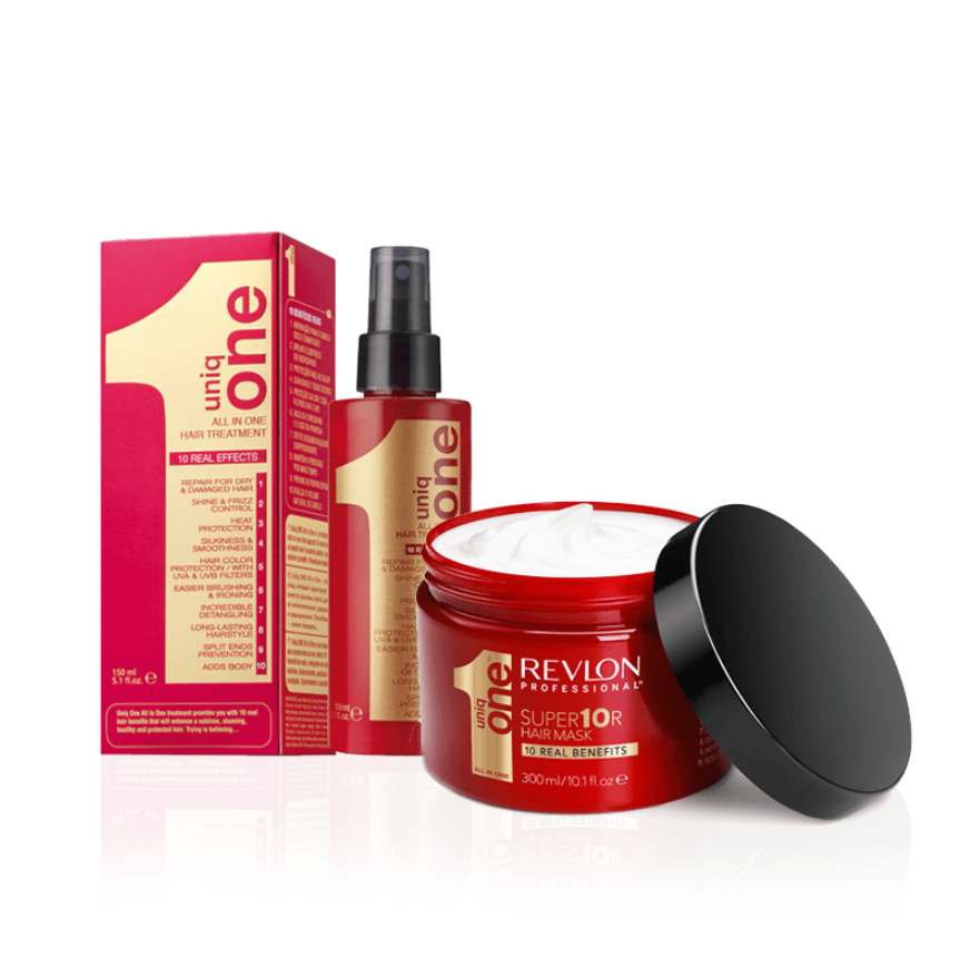 REVLON ONE DÚO ALL IN ONE TREATMENT 150 ML + HAIR MASK 300 ML - 1