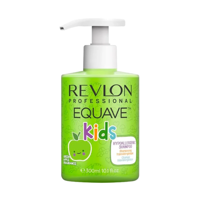 REVLON EQUAVE KIDS DÚO GREEN APPLE SHAMPOO 300 ML + PRINCESS CONDITIONER 200 ML - 2