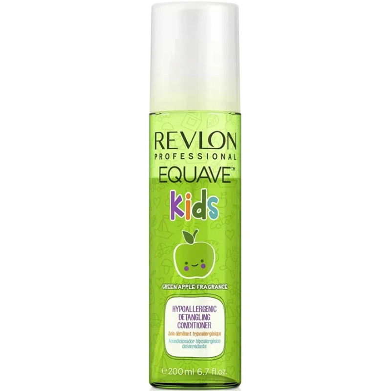 REVLON EQUAVE KIDS DÚO GREEN APPLE SHAMPOO 300 ML + CONDITIONER 200 ML - 3