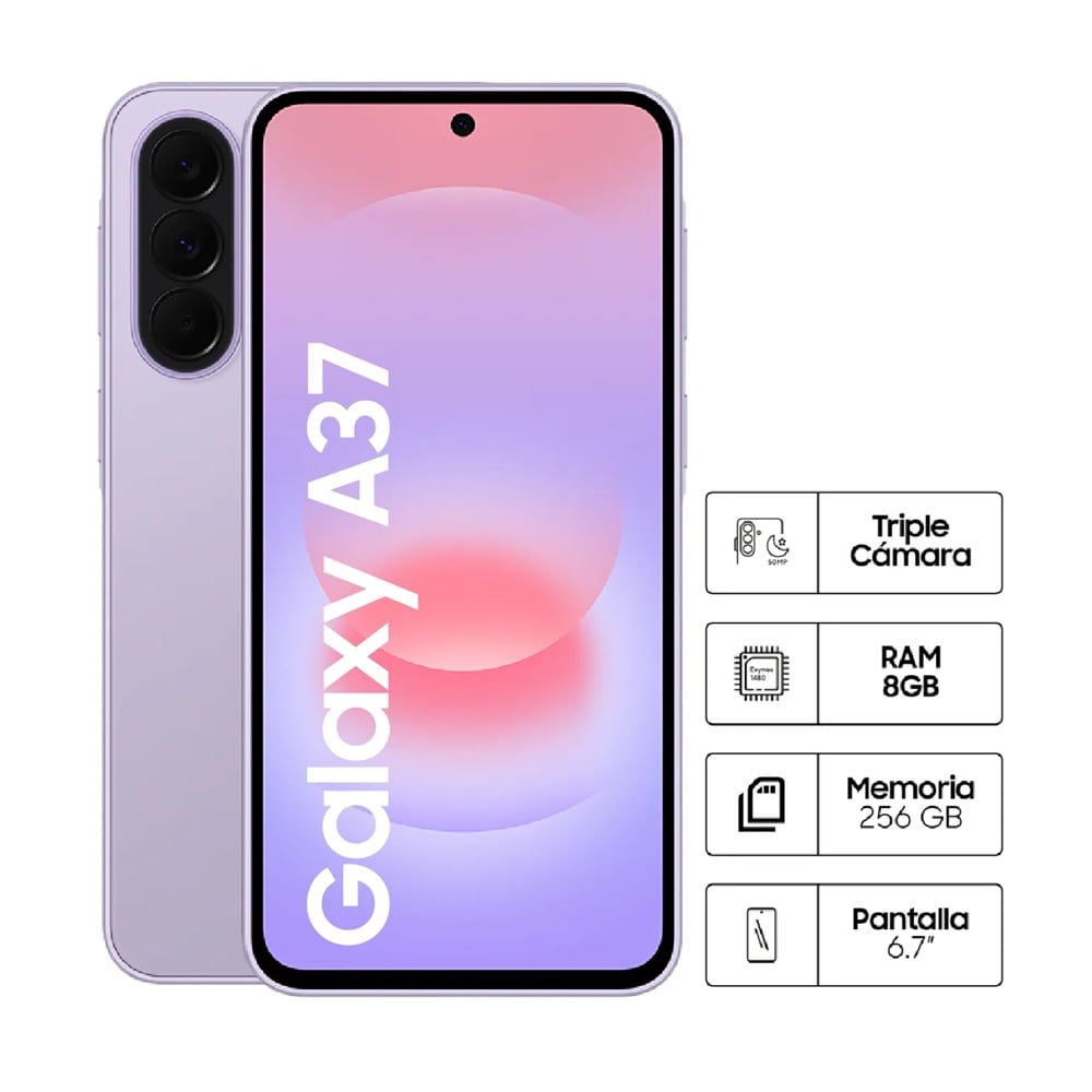 SAMSUNG GALAXY A37 256GB 8GB LIGHT VIOLET - 2