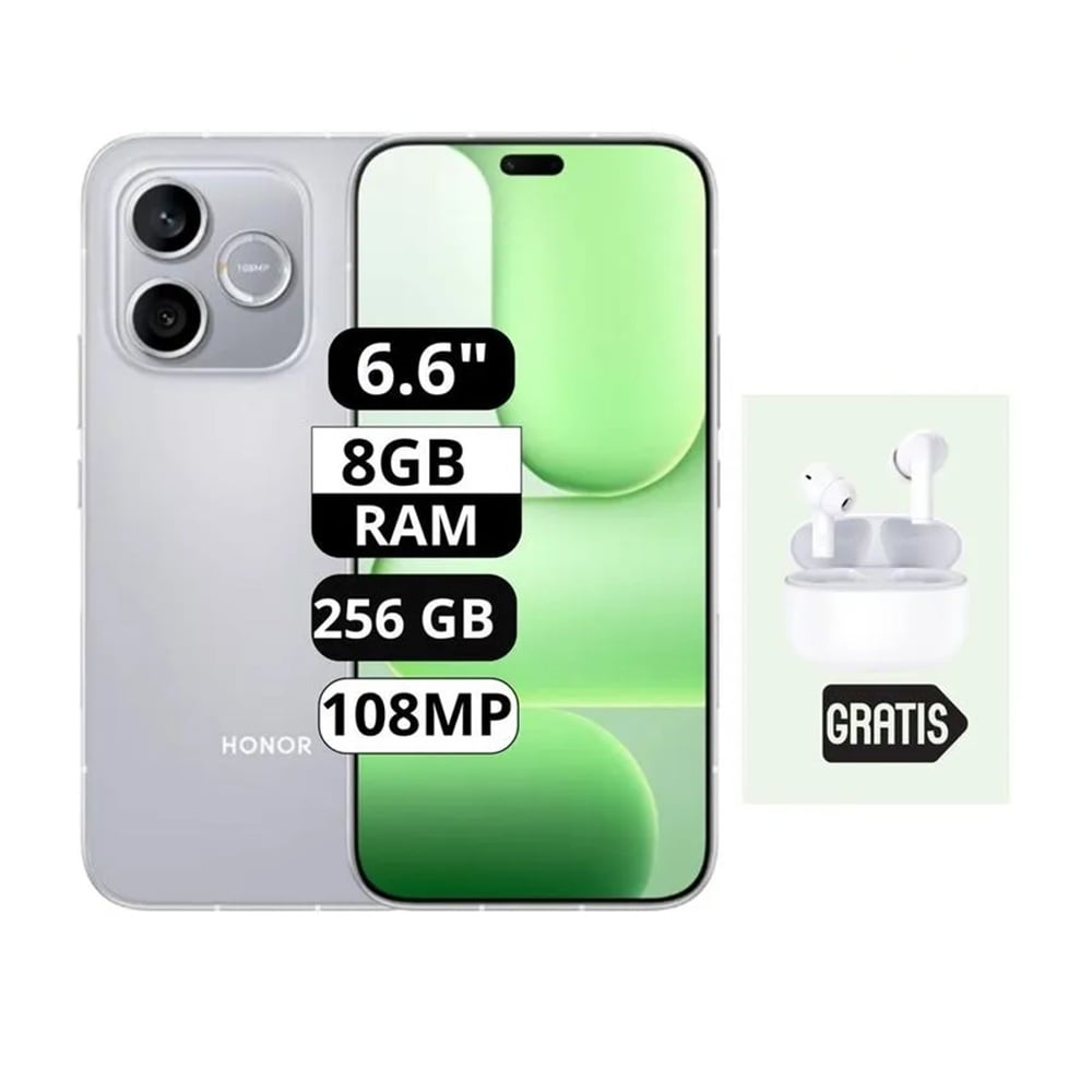 HONOR 600E + CHOICHE EARBUDS X7 LITE 256GB 8GB GREY - 1