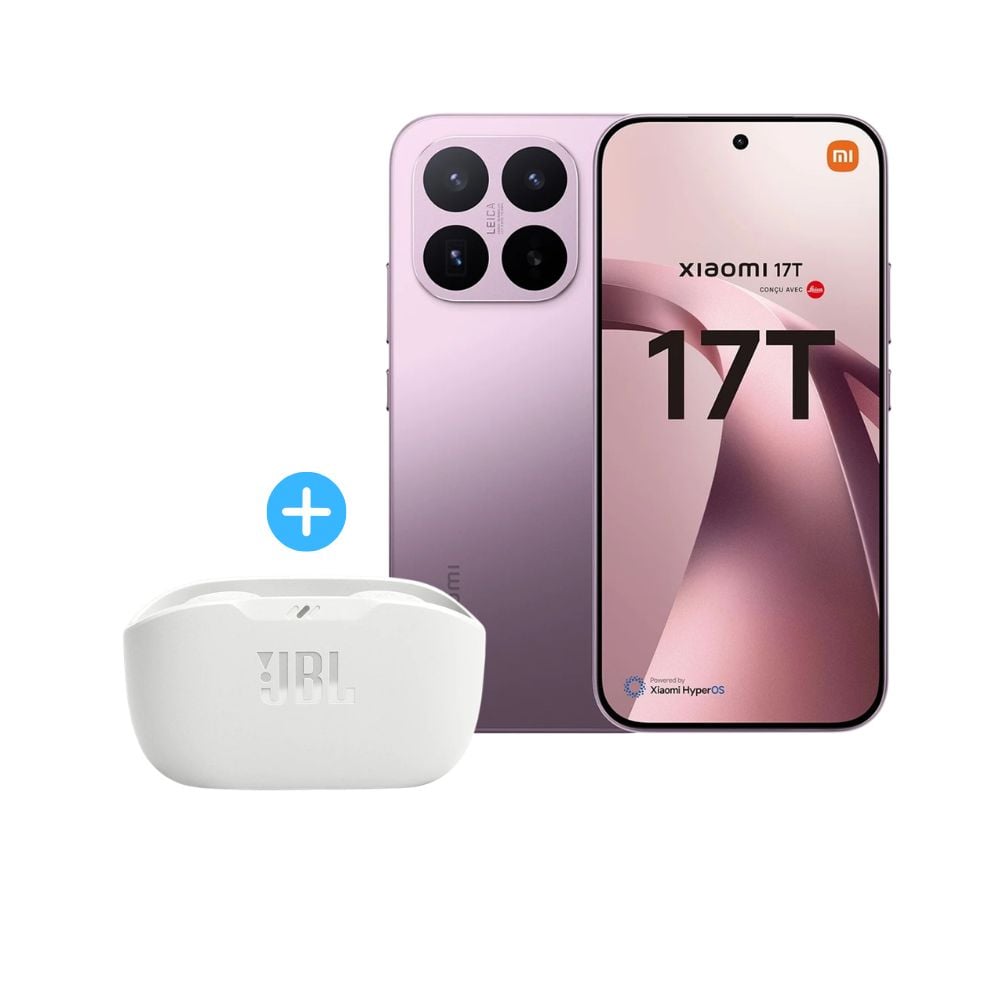 COMBO XIAOMI 17T LEICA 512GB 12GB VIOLETA + AUDIFONOS JBL VIBE BUDS - 1