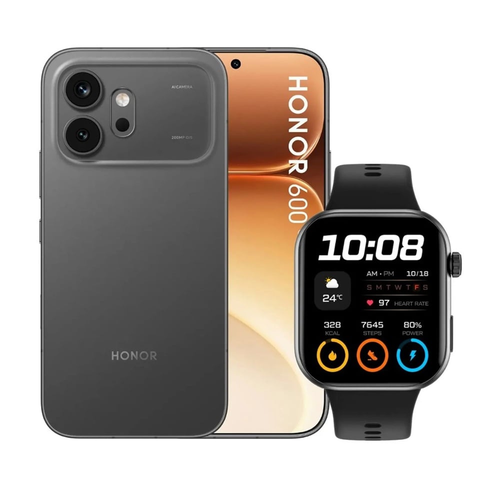 HONOR 600 5G + HONOR CHOICE WATCH 2I 256GB 8GB NEGRO - 1