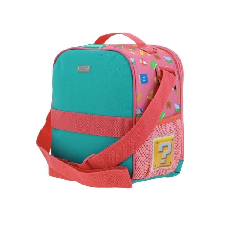 LONCHERA NINTENDO ESCOLAR PEACH ROSA - 2