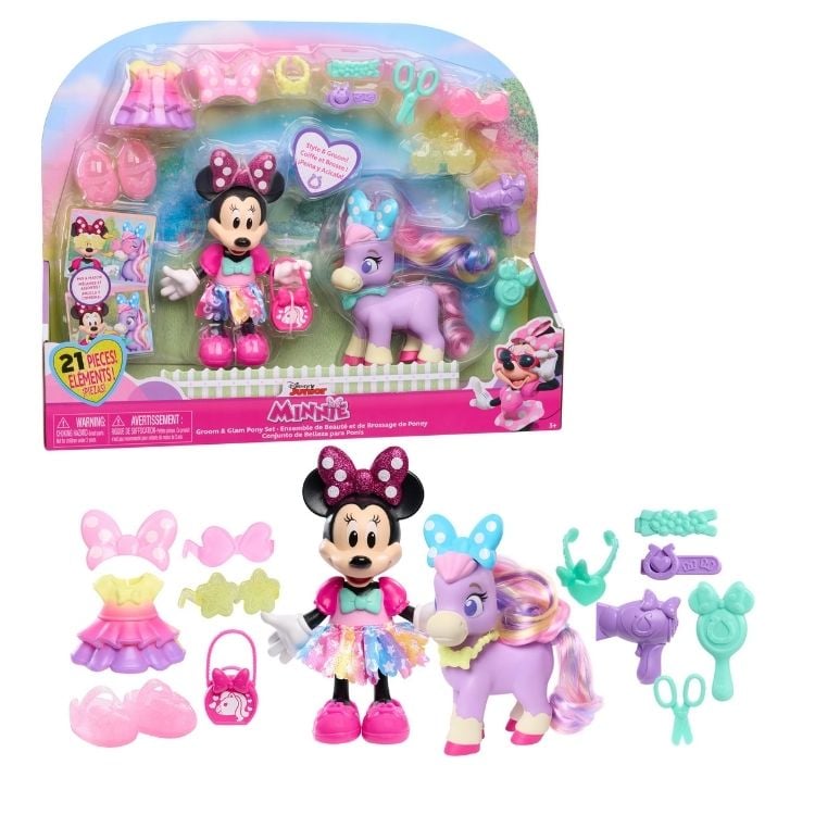 MINNIE MOUSE GROOM Y GLAM PONY SET - 1