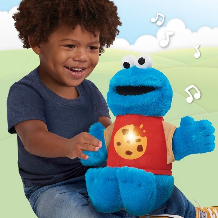 SESAME STREET MONSTER COOKIE PELUCHE CANTA CON LUCES - 2
