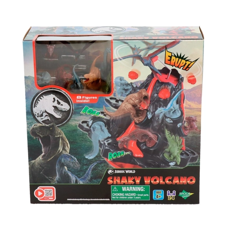 JURASSIC WORLD SHAKY VOLCANO -JUEGO DE MESA - 2