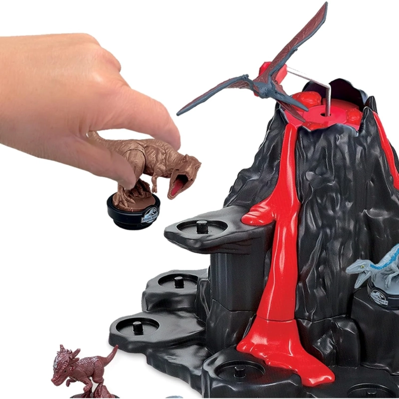 JURASSIC WORLD SHAKY VOLCANO -JUEGO DE MESA - 3