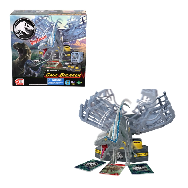 JURASSIC WORLD CAGE BREAKER (BLUE)-JUEGO DE MESA - 1