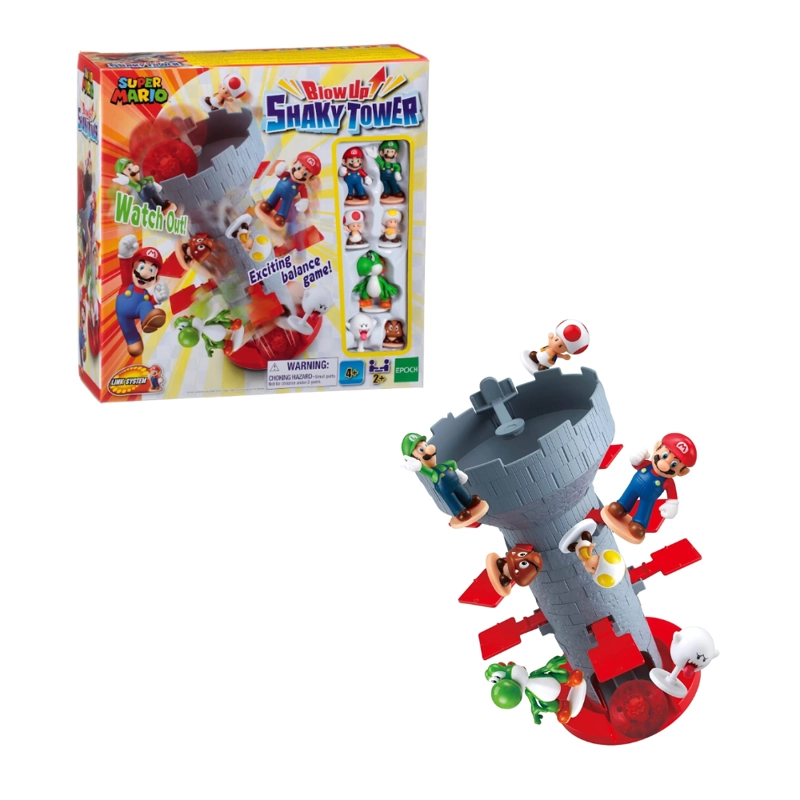 SUPER MARIO BLOW UP! SHAKY TOWER -JUEGO DE MESA - 1